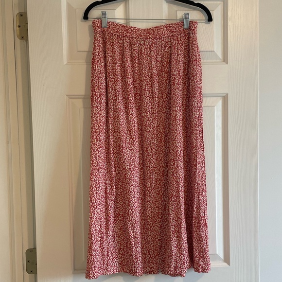 Vintage Russ Floral Matching Button up short sleeve blouse and midi maxi skirt - Picture 6 of 11